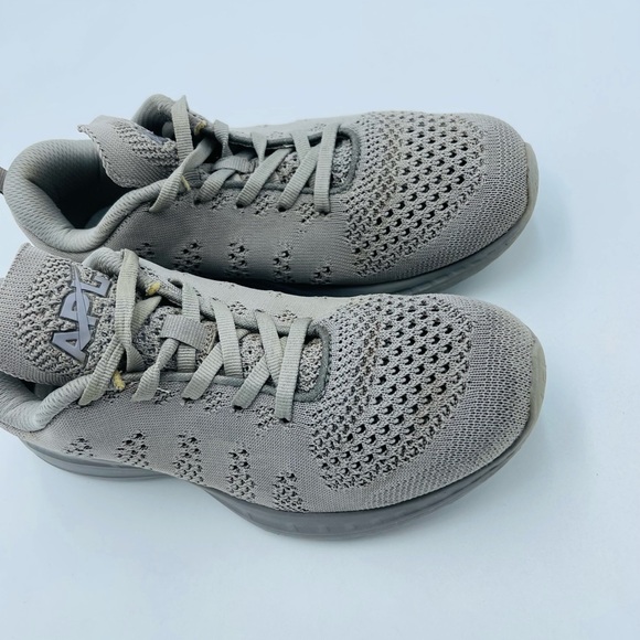 APL Techloom Pro Athletic Flyknit Sneakers In Tundra Ivory - Picture 8 of 10